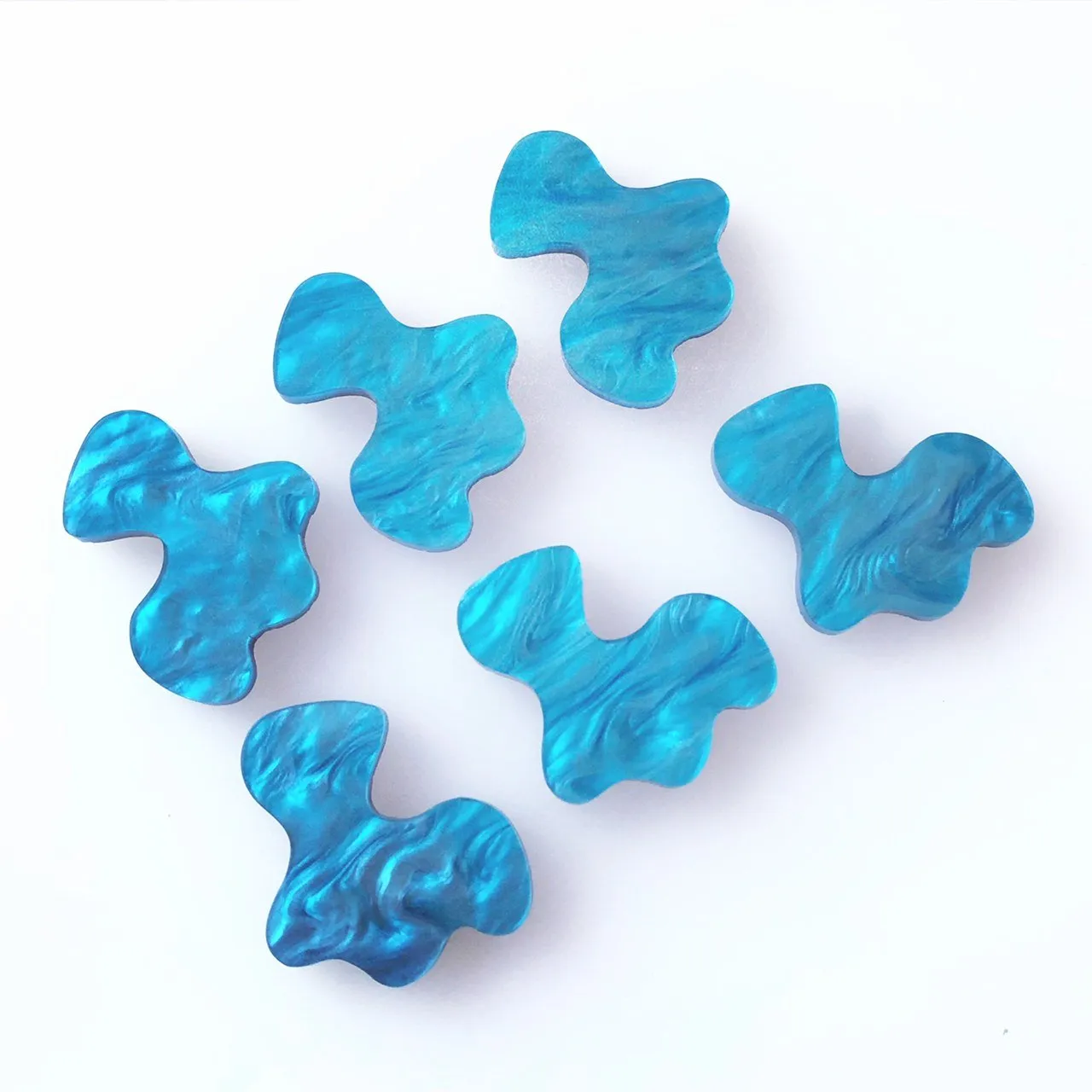 © Abstract Cabochons - 5 Pair pack - 4 FUN shapes