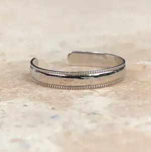 14KT White Gold Milgrain Toe Ring