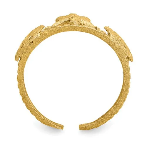 14KT Yellow Gold Starfish Toe Ring
