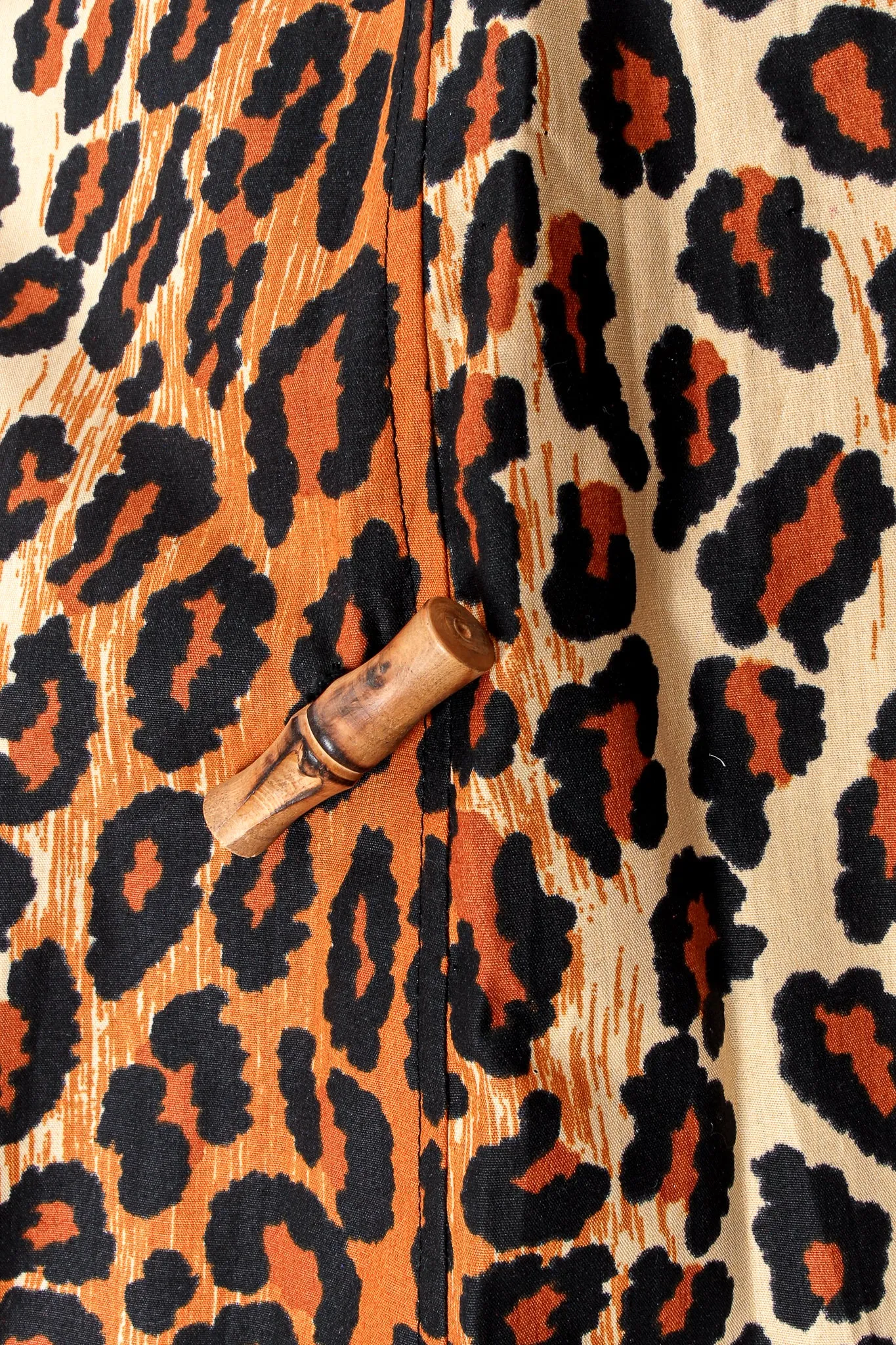 1989 S/S Short Leopard Trench Coat