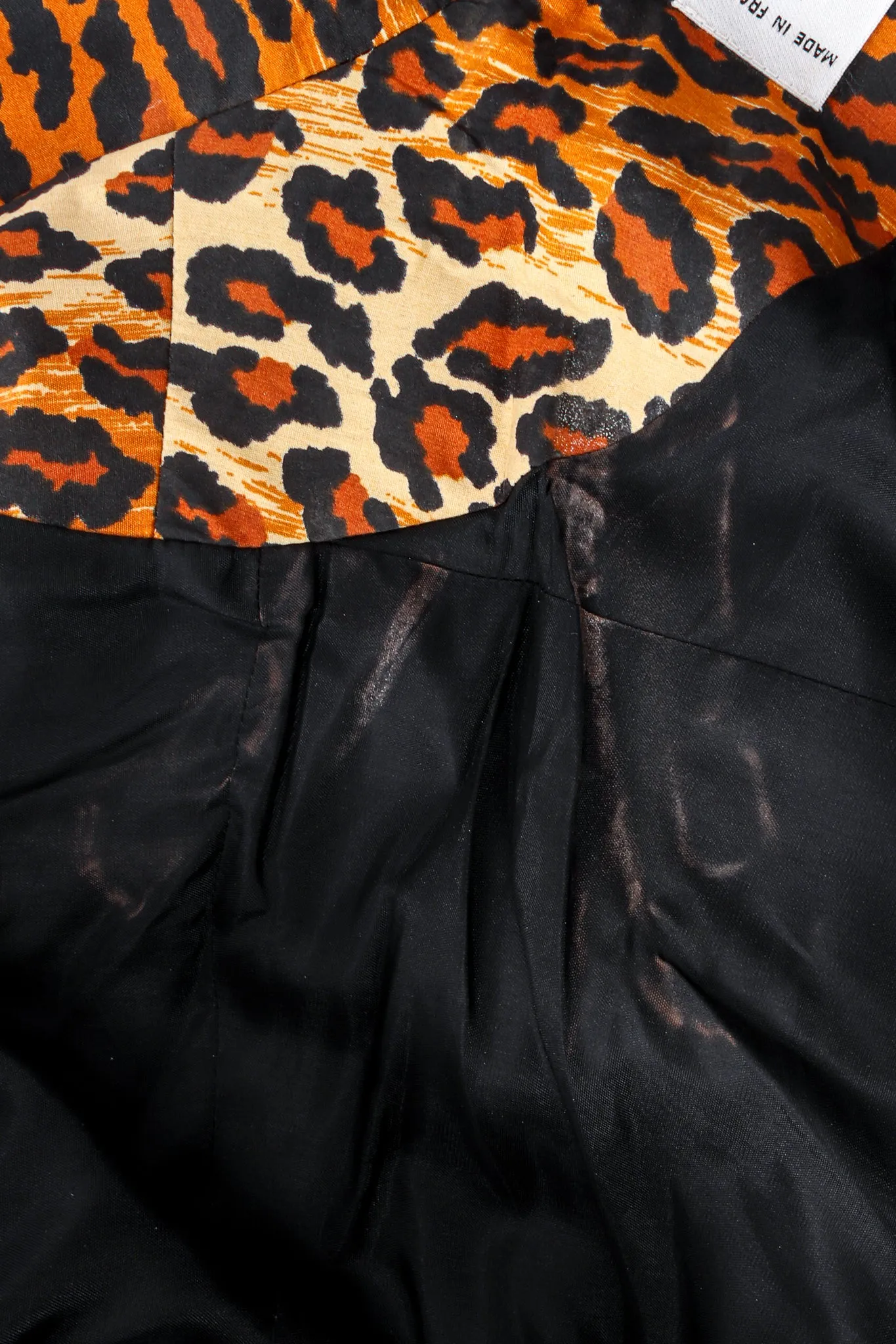 1989 S/S Short Leopard Trench Coat
