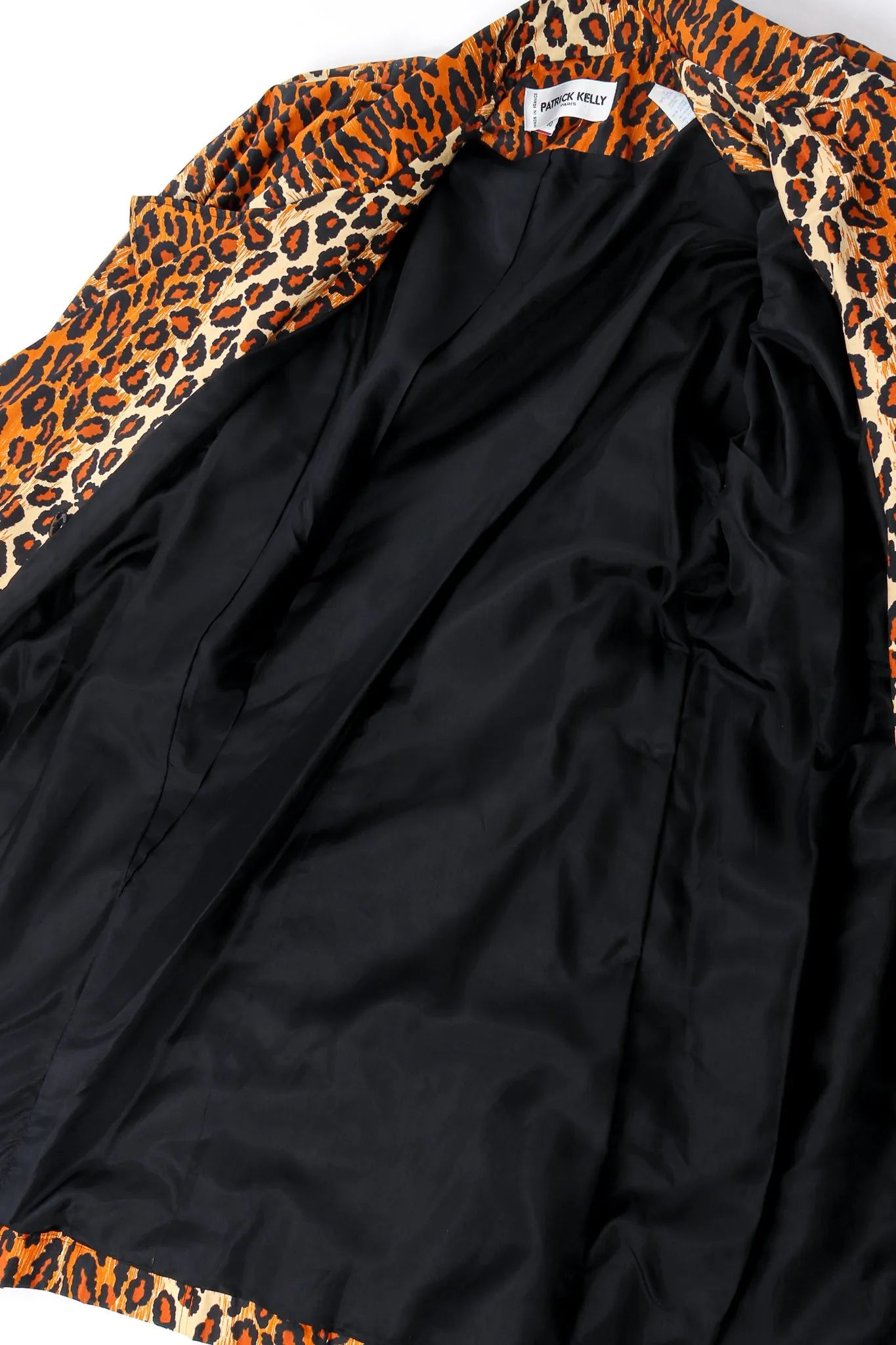 1989 S/S Short Leopard Trench Coat