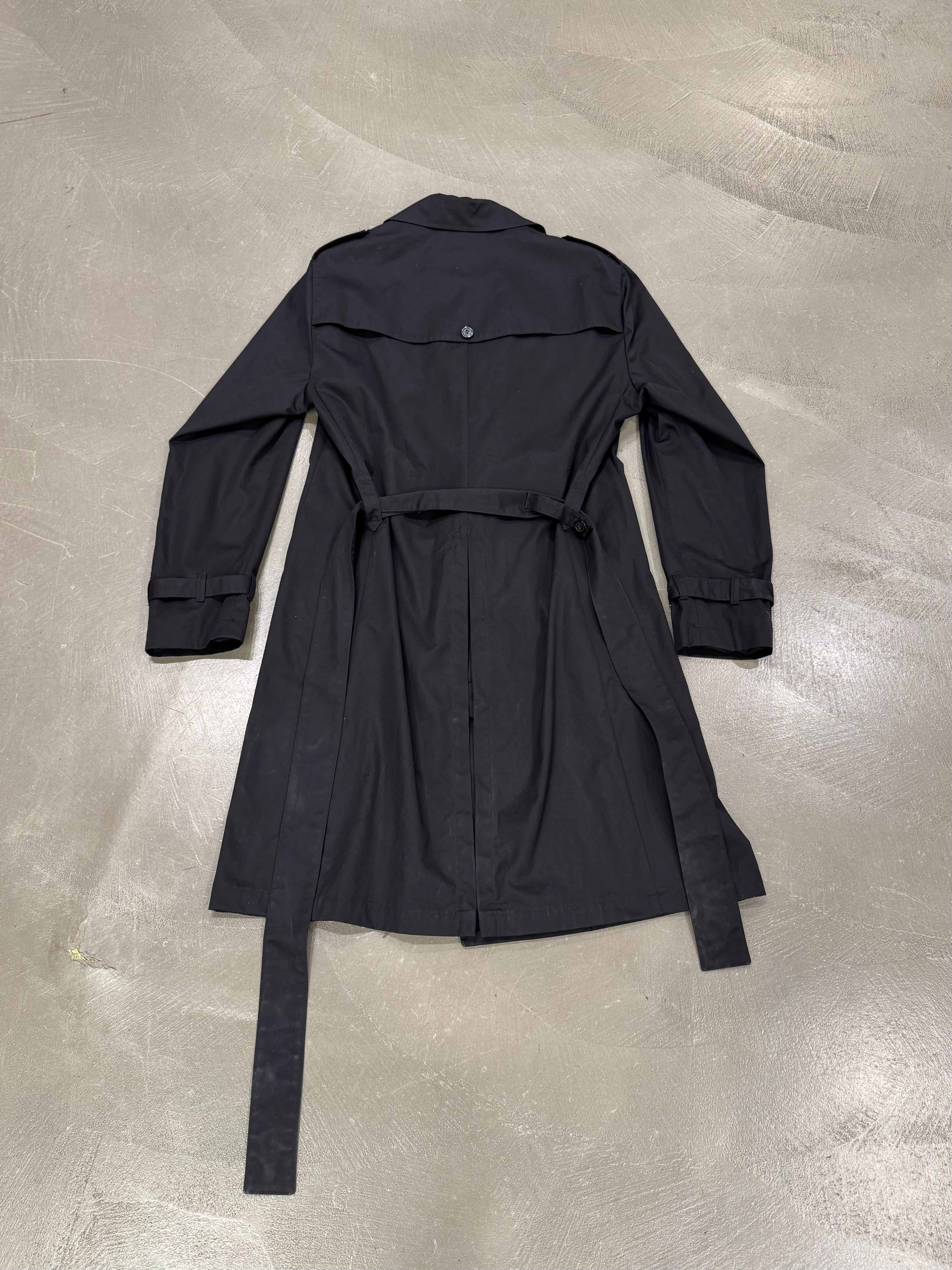 1990s Emporio Armani wool technical coat