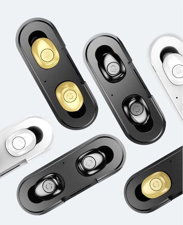 2019 New Upgraded Wireless Earbuds Bluetooth 5.0 Headphones Waterproof （wireless charge）