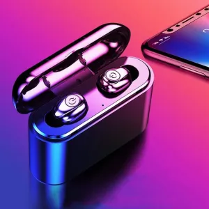 2019 New Upgraded Wireless Earbuds Bluetooth 5.0 Headphones Waterproof （wireless charge）