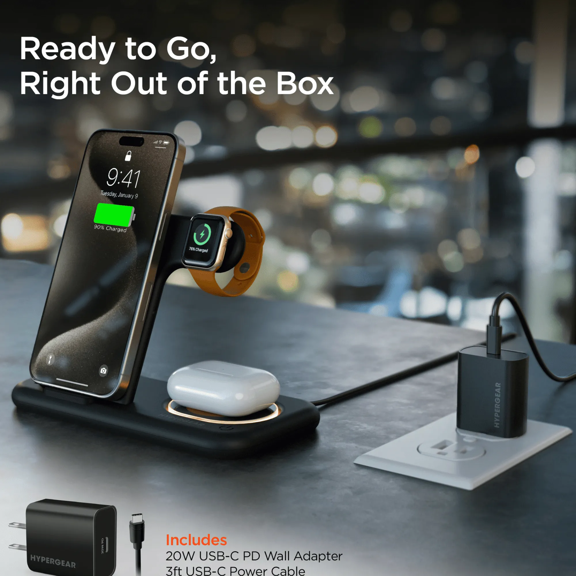 4 in 1 Wireless Charging Stand