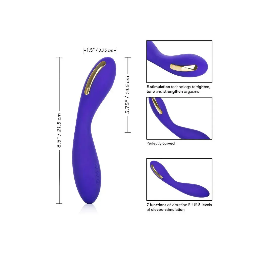 8.5-inch Colt Silicone Purple Estim Rechargeable Wand Massager