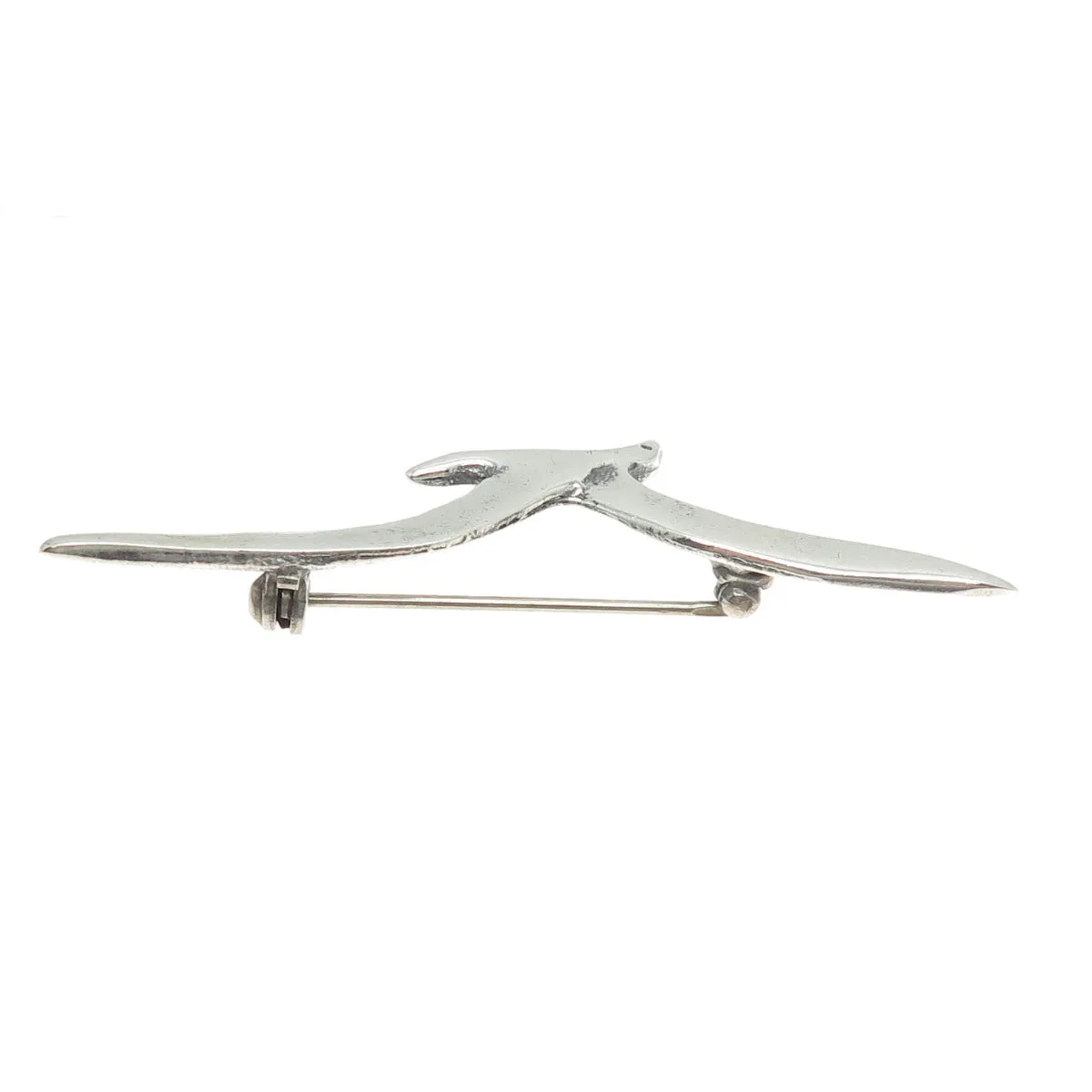 925 Sterling Silver Vintage Gull Bird Pin Brooch
