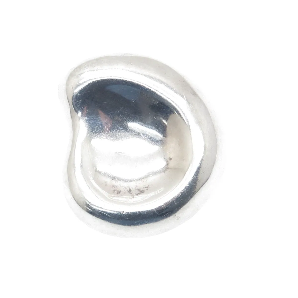 925 Sterling Silver Vintage Mexico Modernist Wave Pin Pendant