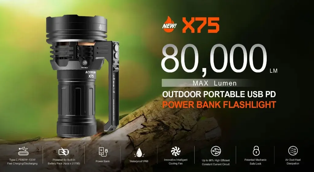 Acebeam X75 XHP70.2 6500K