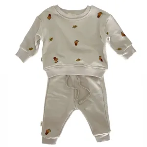 ACORN embroidered tracksuit | milk&black