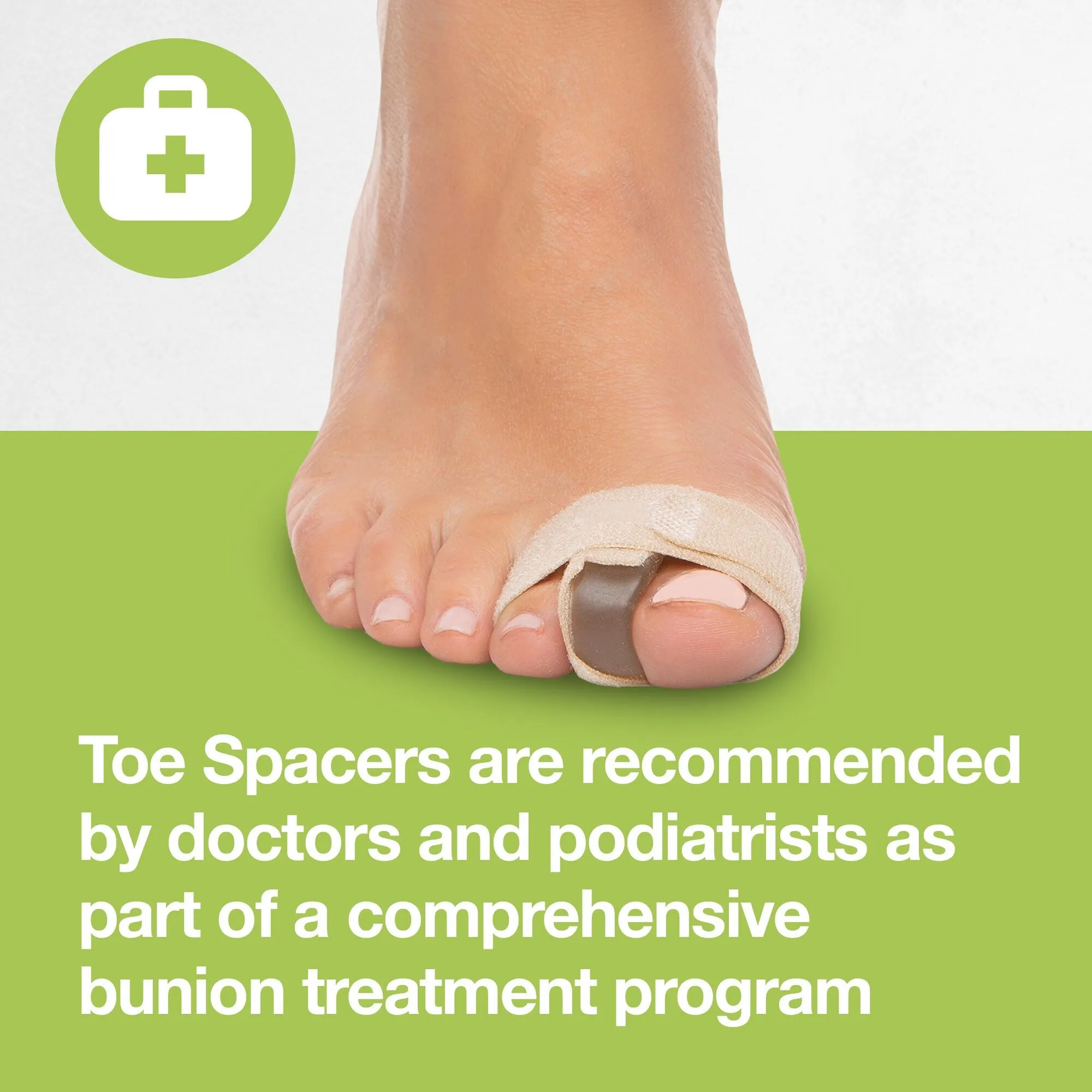 Adjustable Bunion Toe Separator Wraps