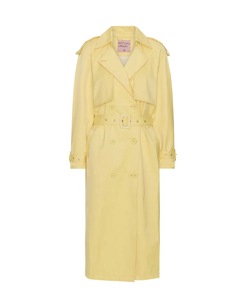 Agnes Trenchcoat - Yellow