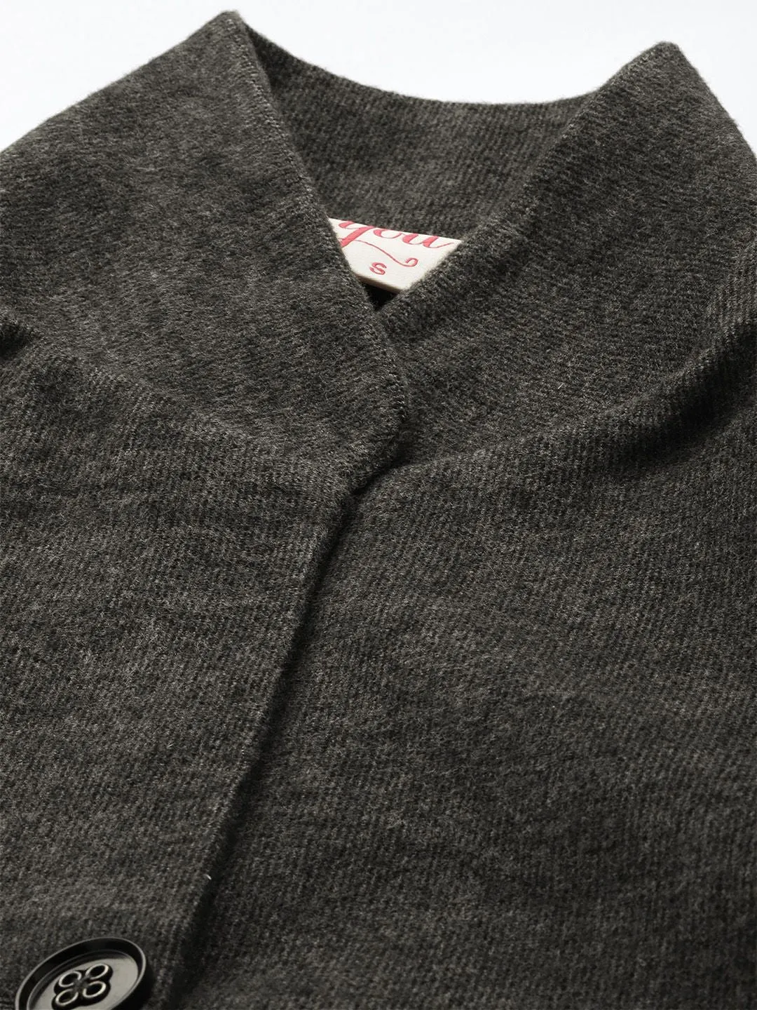 all about you Single Breasted Shawl Collar Trench Coat