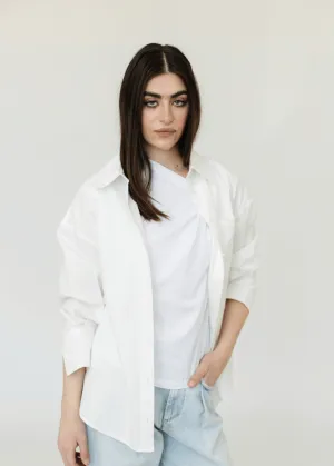 Anine Bing Mika Shirt in White