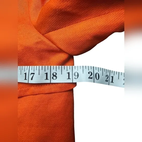 Ann Taylor Petite Twill Swing Trench Coat Sz. PXS Orange