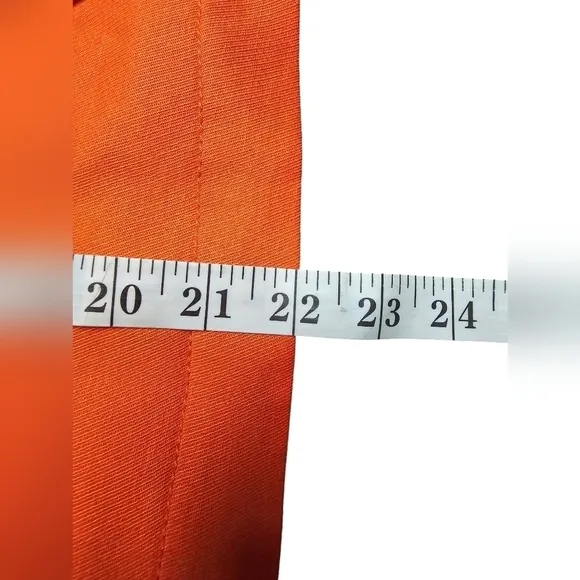 Ann Taylor Petite Twill Swing Trench Coat Sz. PXS Orange