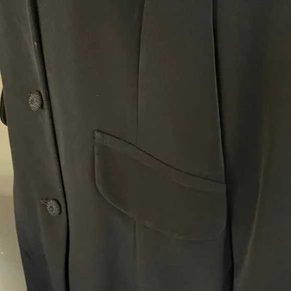 ANNE KLEIN VINTAGE PETER PAN COLLARED RAIN/TRENCH COAT SIZE SM
