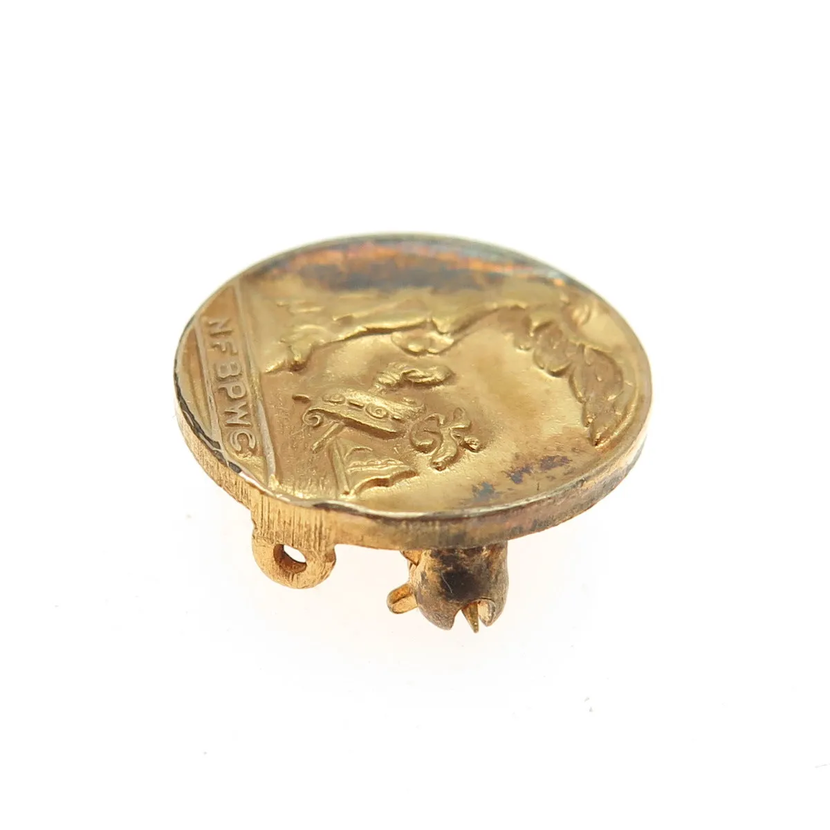 Antique Gold Filled National Fed of Business & Professional Women's Clubs Brooch