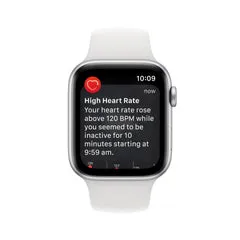 Apple Watch SE (2nd Gen) 44mm Silver Aluminium Case with Silver Sport Band - GPS (Refurbished Grade-B)
