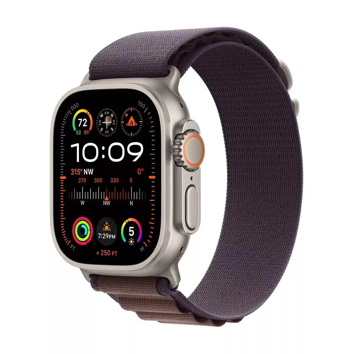 Apple Watch Ultra 2 GPS   Cellular - 49mm Titanium Case with Indigo Alpine Loop - Medium ( Open Never Used )