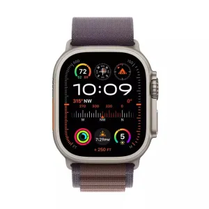 Apple Watch Ultra 2 GPS   Cellular - 49mm Titanium Case with Indigo Alpine Loop - Medium ( Open Never Used )