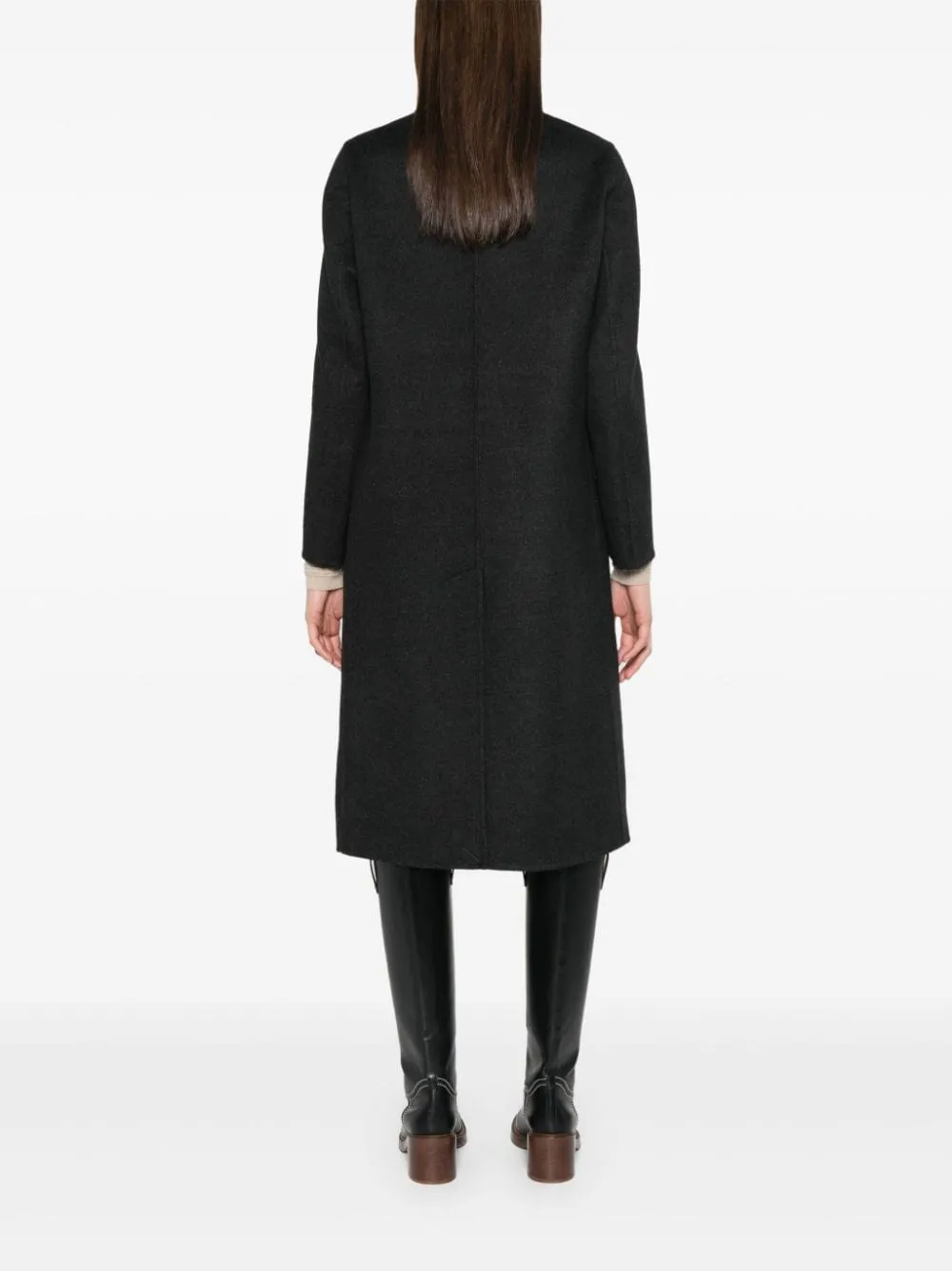 Arianna wool double-breasted coat