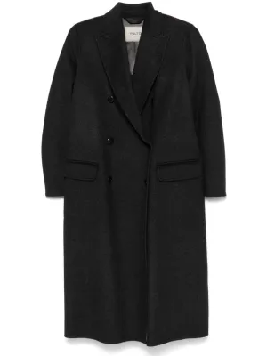 Arianna wool double-breasted coat