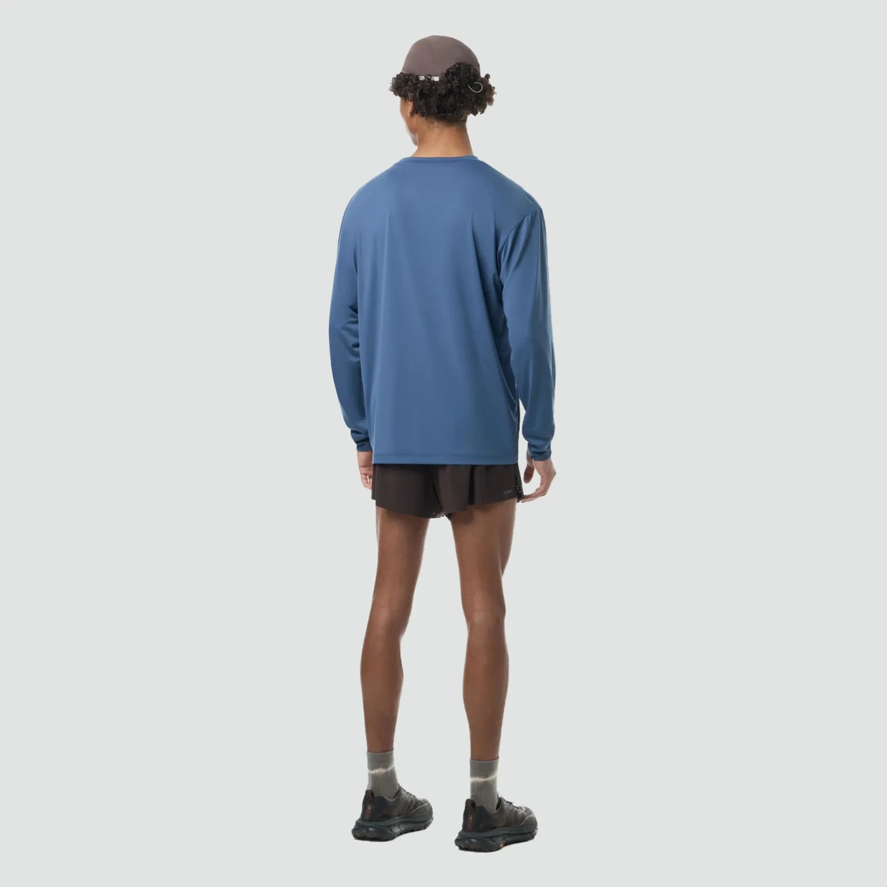 AuraLite Long Tee - Vintage Indigo