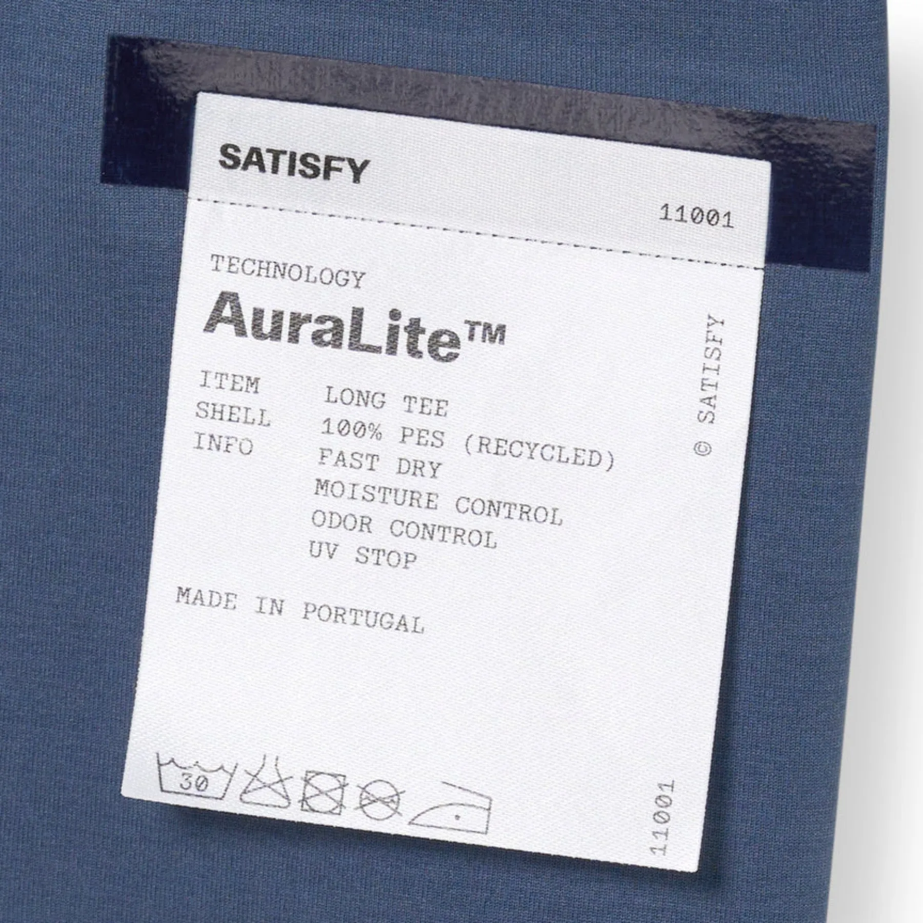 AuraLite Long Tee - Vintage Indigo