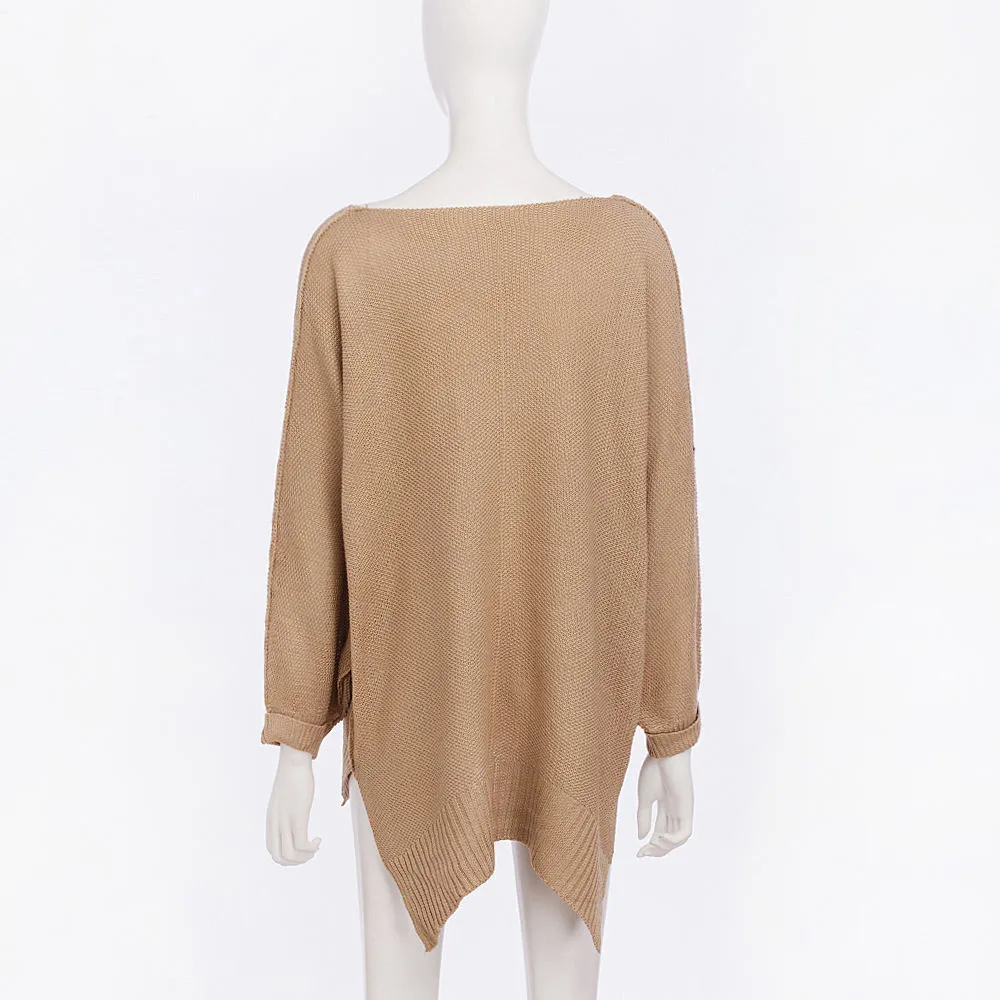 Autumn and Winter Sweater Women's Three-color Loose Sweater Loose Long Sweater