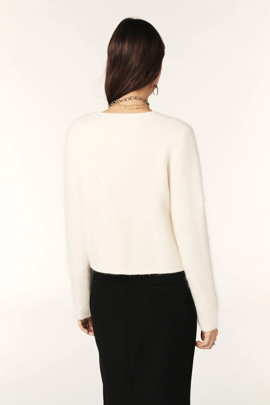 BA SH Cardigan Grayson in Ecru