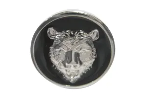 Bear Head Adjustable Size Fashion Ring