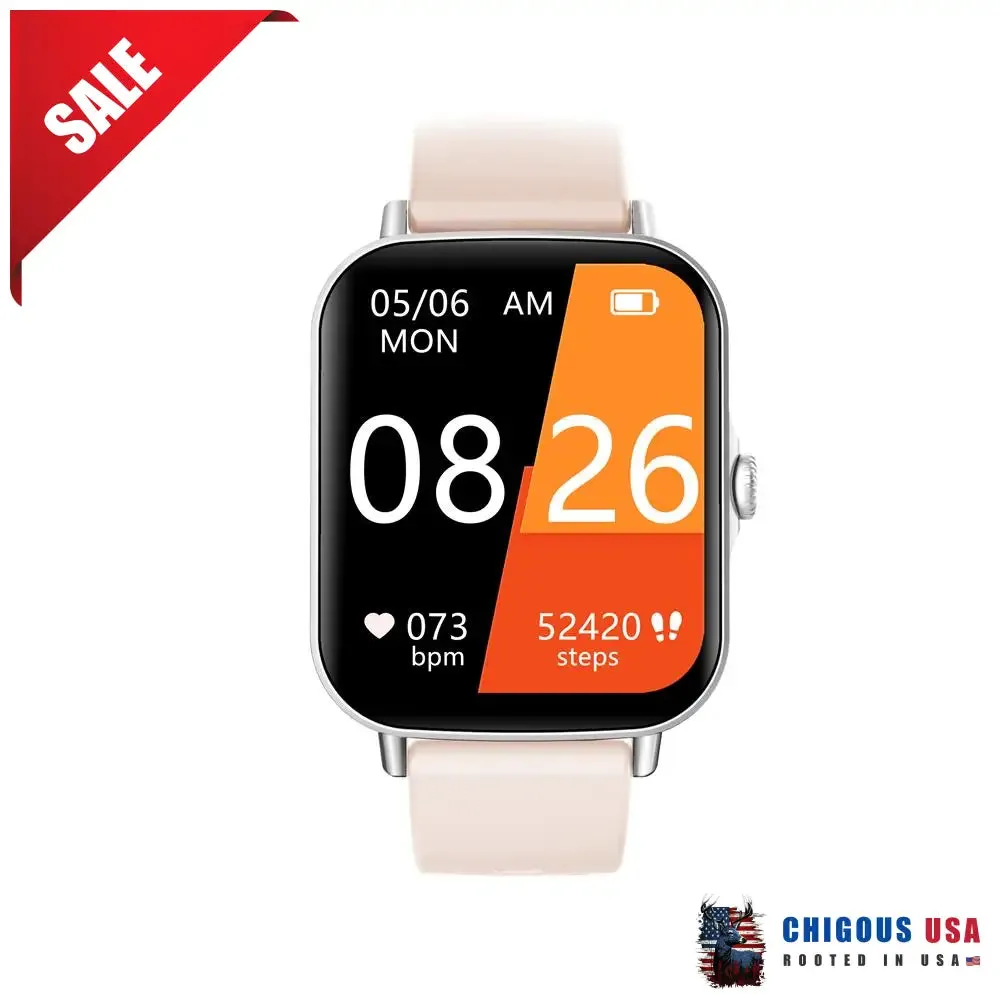 Bearscome BCF107 Blood Pressure Heart Rate Blood oxygen Blood Sugar Sleep Monitoring Bluetooth Call Waterproof Smartwatch
