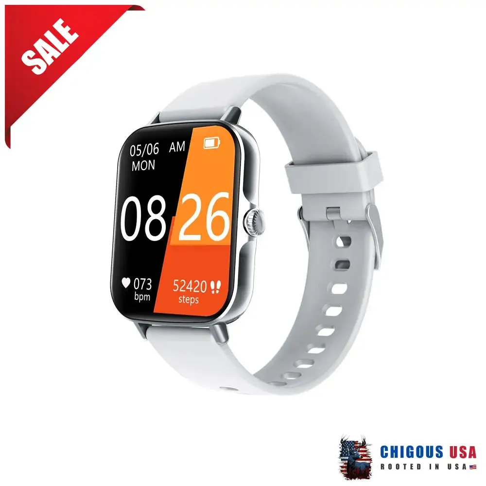 Bearscome BCF107 Blood Pressure Heart Rate Blood oxygen Blood Sugar Sleep Monitoring Bluetooth Call Waterproof Smartwatch