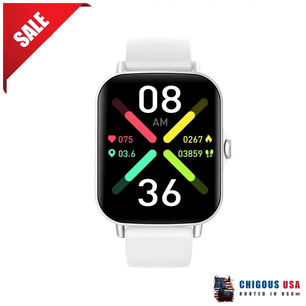 Bearscome BCF107 Blood Pressure Heart Rate Blood oxygen Blood Sugar Sleep Monitoring Bluetooth Call Waterproof Smartwatch