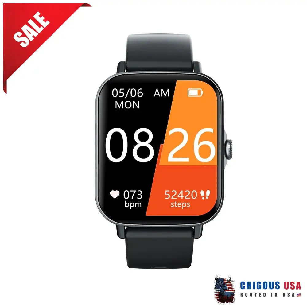 Bearscome BCF107 Blood Pressure Heart Rate Blood oxygen Blood Sugar Sleep Monitoring Bluetooth Call Waterproof Smartwatch