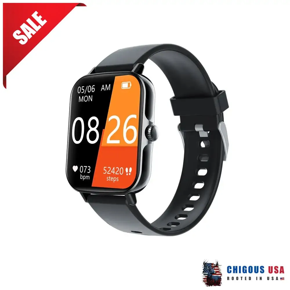 Bearscome BCF107 Blood Pressure Heart Rate Blood oxygen Blood Sugar Sleep Monitoring Bluetooth Call Waterproof Smartwatch