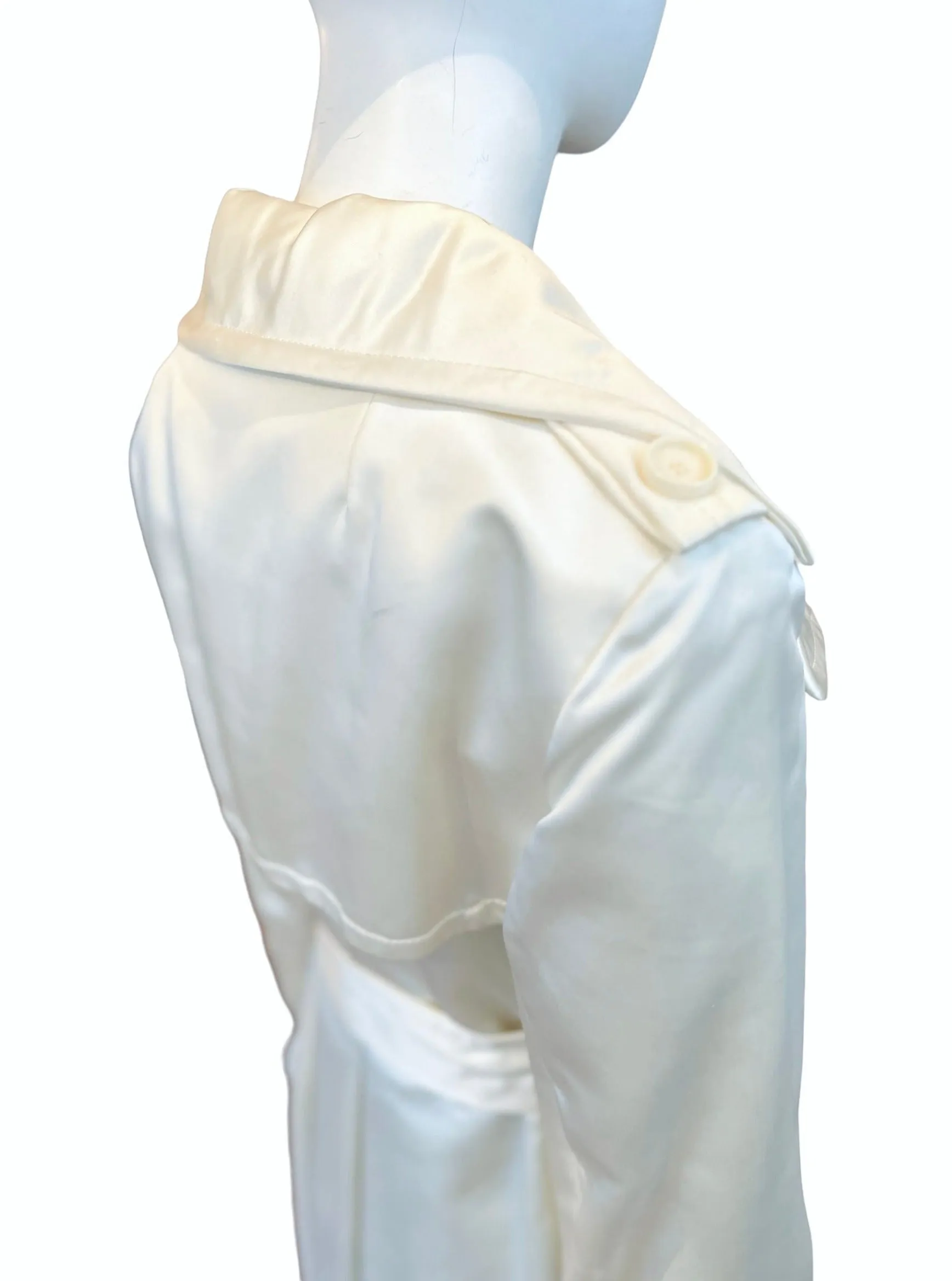 Bill Blass for Bond St - Heavy Satin Trench Coat