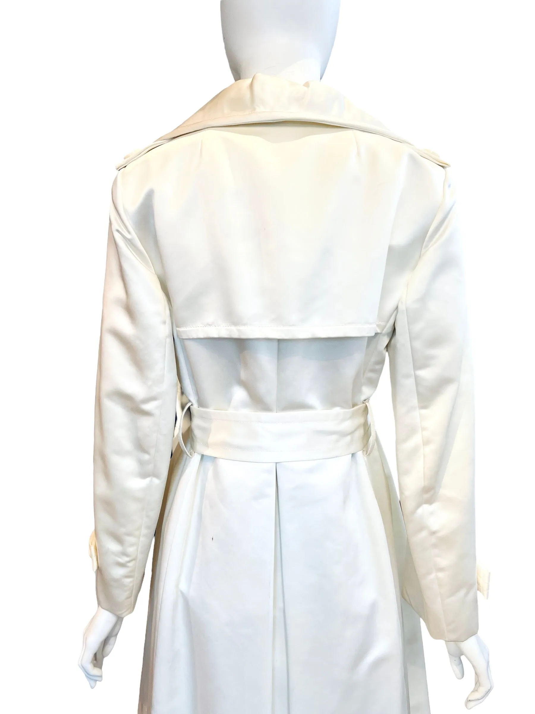 Bill Blass for Bond St - Heavy Satin Trench Coat