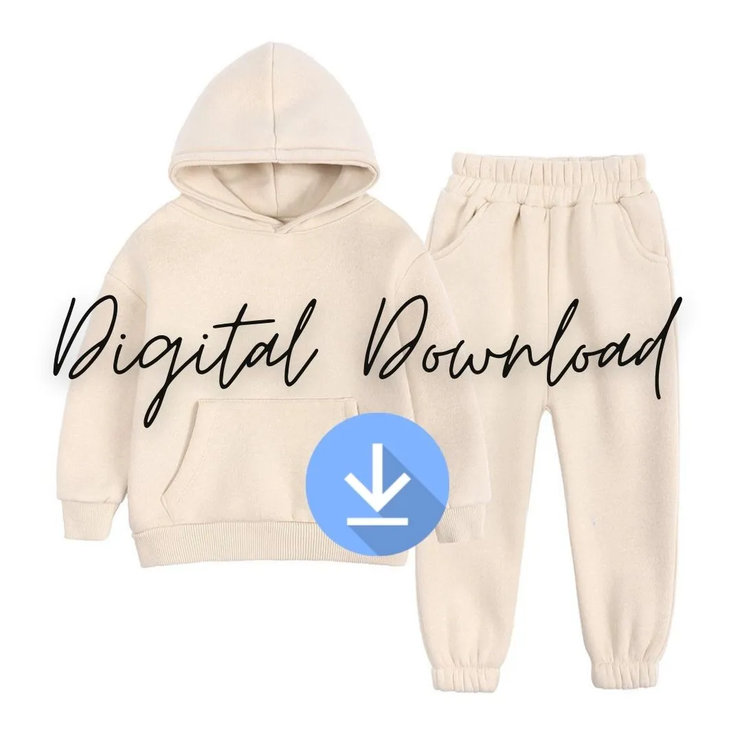 Blank Kids Tales Thick Tracksuits - Digital Images