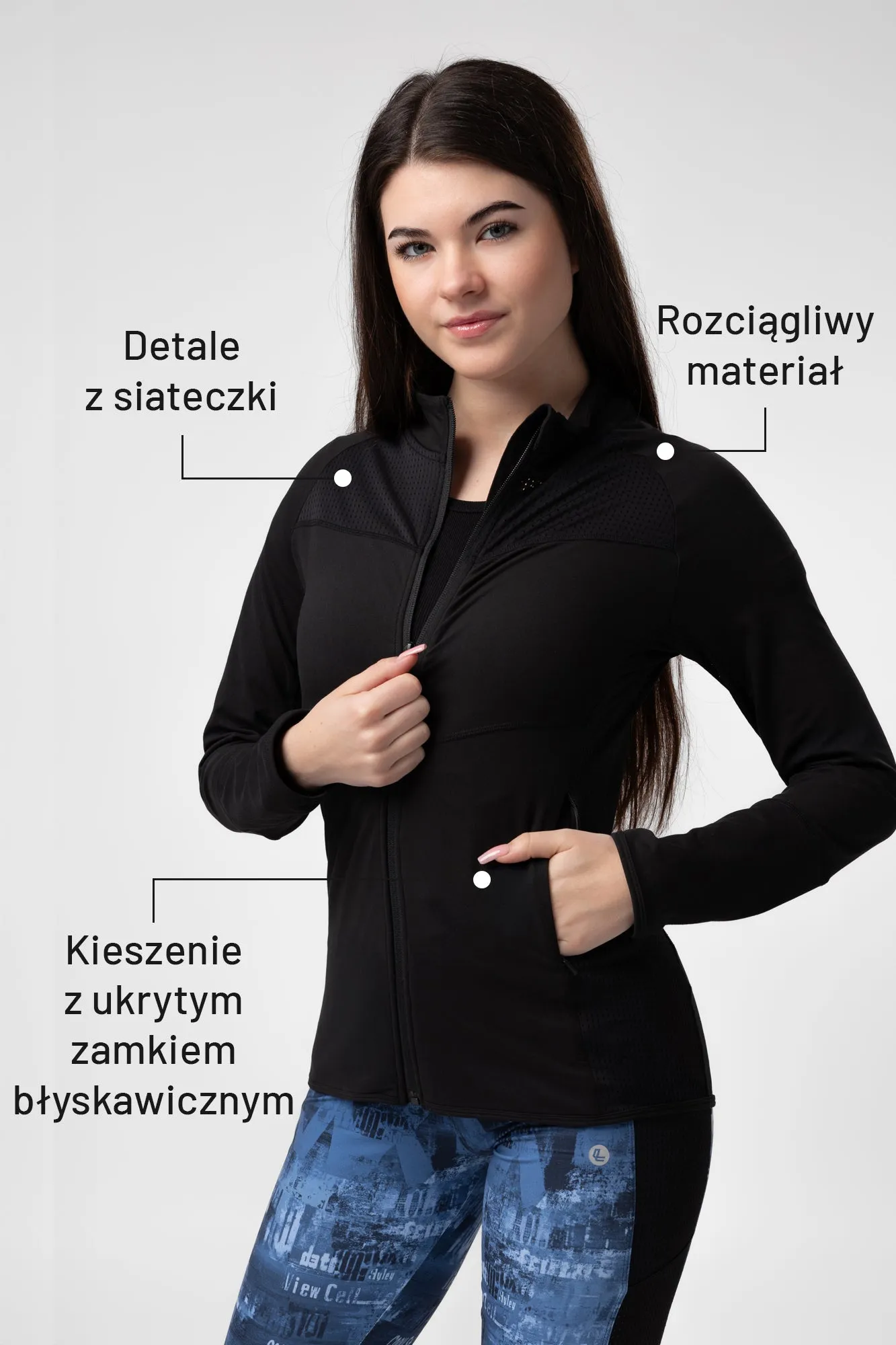 Bluza z zamkiem AirMesh Molokai