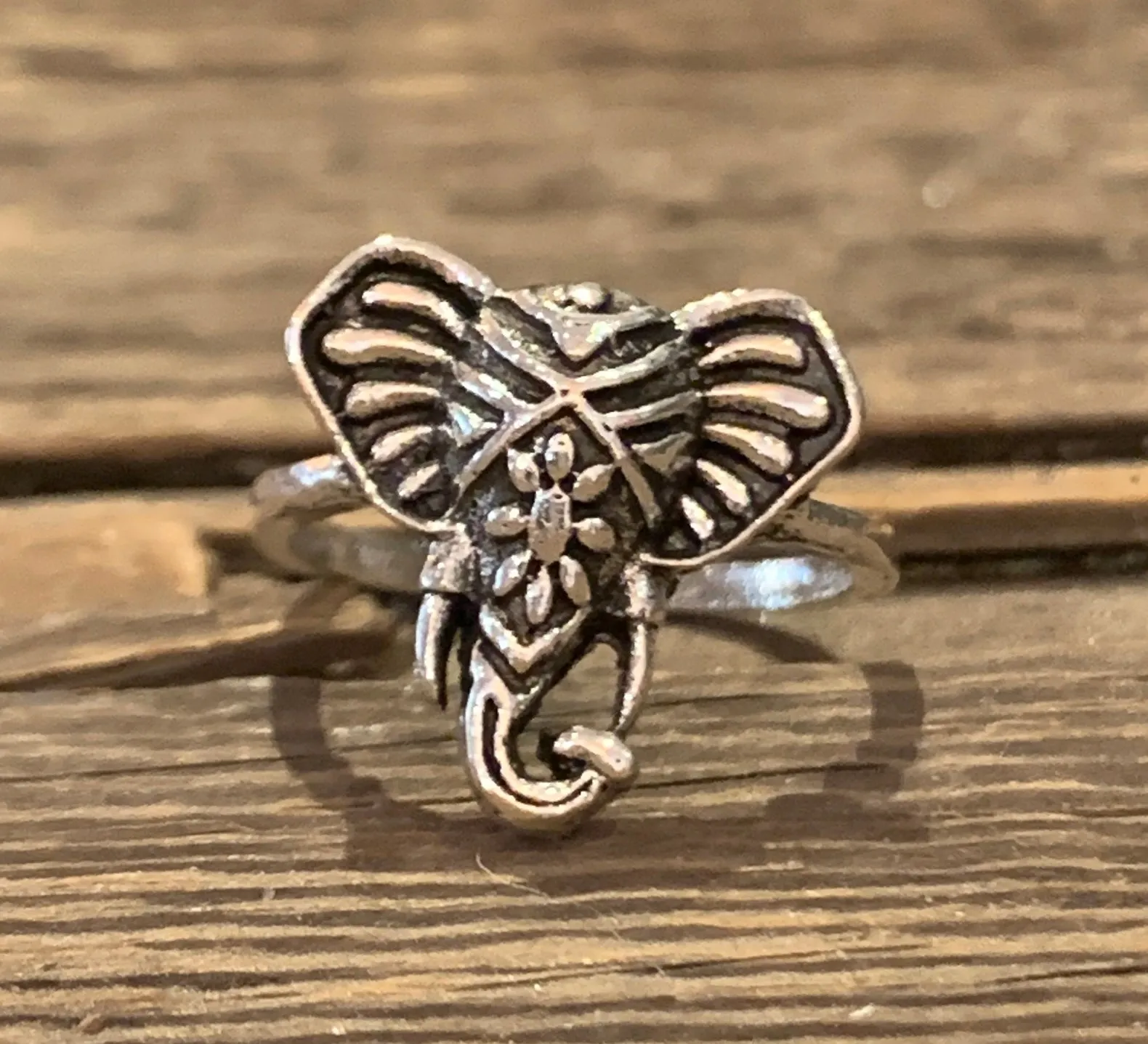 Boho Elephant Rings