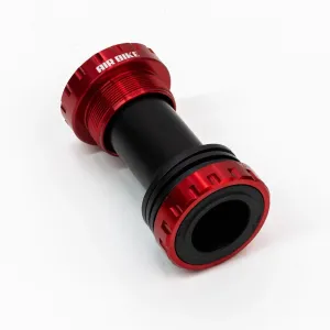 Bottom Bracket Threaded BSA 68-73mm for Shimano Hollowtech II BB52 24mm Crank Red