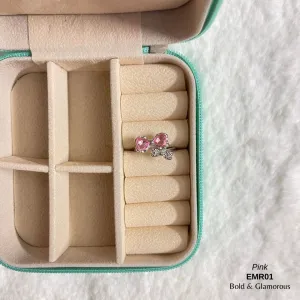 Bow Layered Ring | EMR01 | Pink
