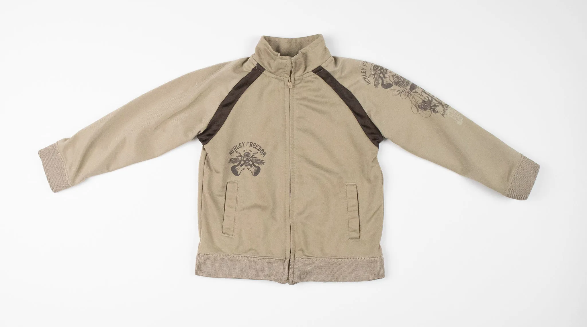 BOY SIZE 2 YEARS - HURLEY, Fitted Zippered Jacket EUC B30