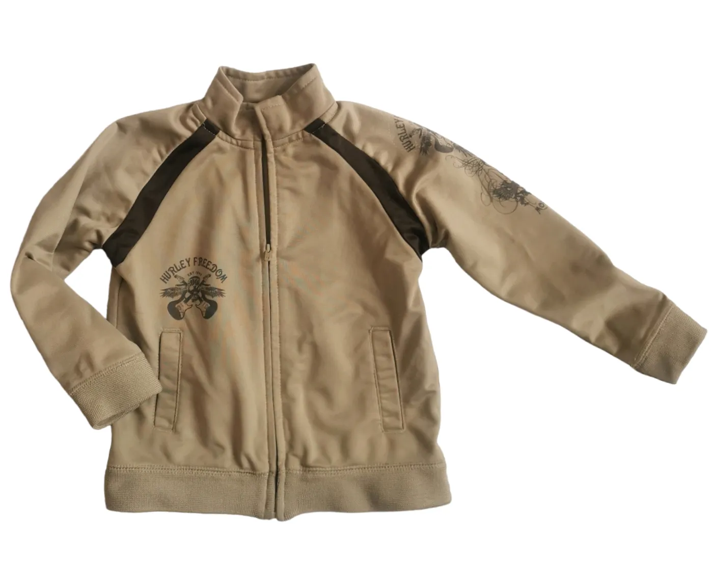 BOY SIZE 2 YEARS - HURLEY, Fitted Zippered Jacket EUC B30
