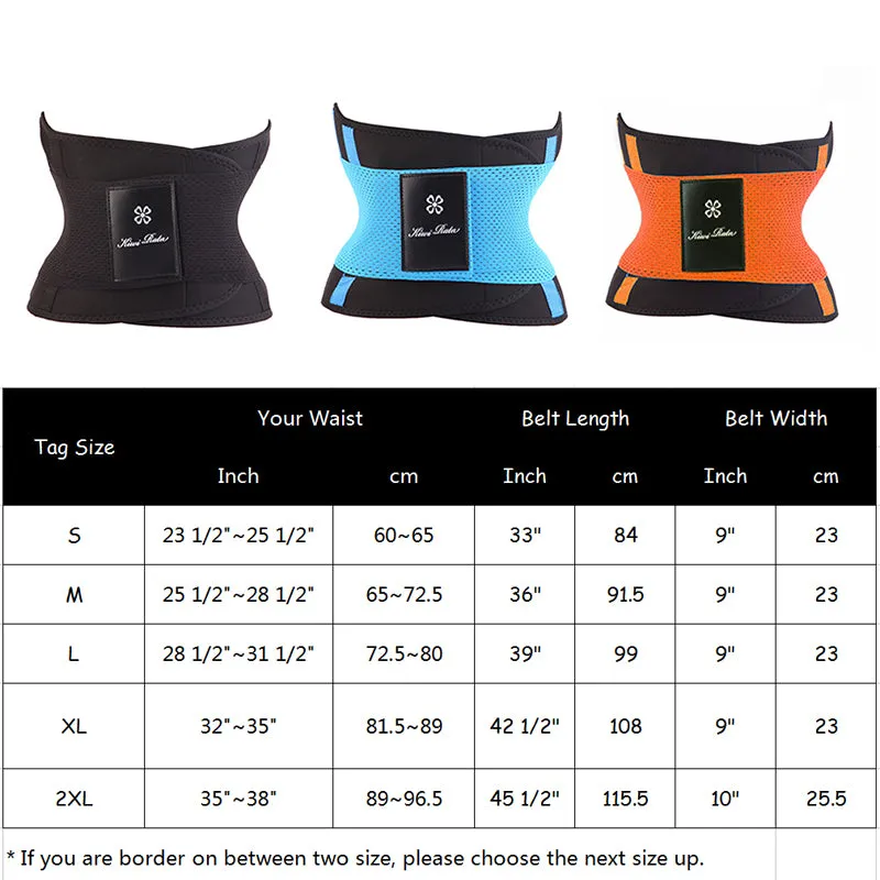 Brilliant Hippie Fitness Belt Xtreme Power Thermo Slimming Hot Body Shaper Trimmer Waist Trainer