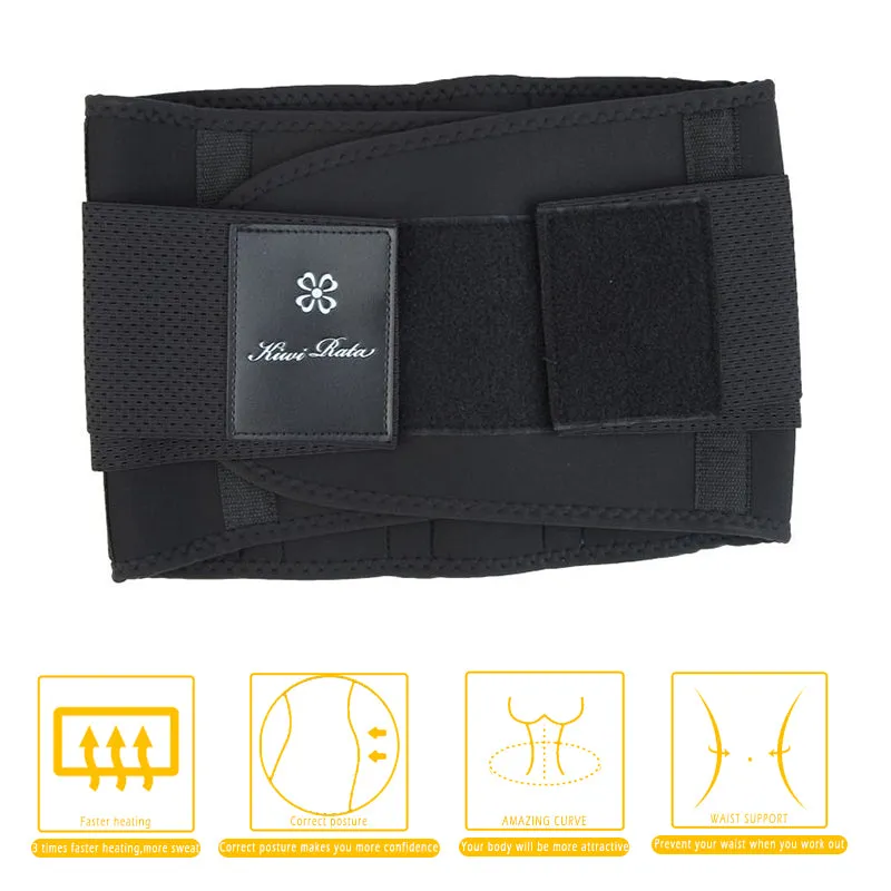 Brilliant Hippie Fitness Belt Xtreme Power Thermo Slimming Hot Body Shaper Trimmer Waist Trainer