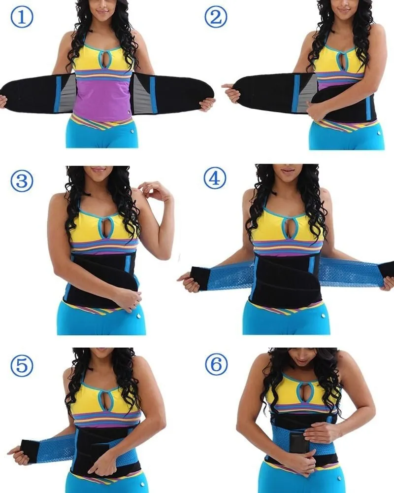 Brilliant Hippie Fitness Belt Xtreme Power Thermo Slimming Hot Body Shaper Trimmer Waist Trainer